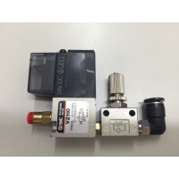 SMC VZ110 Solenoid valve with AS1000 SPEED CONTROL...